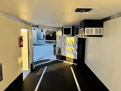 2024 Mission Aluminum Trailers Enclosed Deckover Snow MES101X18For those who want the width of a dec...