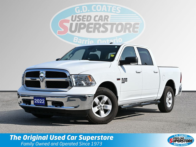 2022 Ram 1500 Classic SLT Crew Cab 4x4 ~Heated + Power Seat ~Cam in Cars & Trucks in Barrie