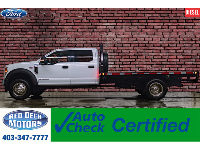 2022 Ford F-550 4x4 Crew Cab XLT Dually Deck Diesel BCam in Cars & Trucks in Red Deer
