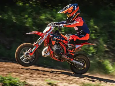 Just like the big bikes. Come in and ask us about our SPECIAL MINI MOTO pricing to help get the litt...