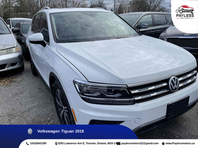 2018 Volkswagen Tiguan SEL Premium 4Motion in Cars & Trucks in City of Toronto