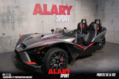 Ce POLARIS SLINGSHOT R AUTODRIVE 2024 est disponible DÈS MAINTENANT! Contactez-nous au 450-420-2707....
