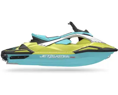 Turn up the fun on the waves with Yamahas sporty JetBlaster PRO equipped with the advanced RiDE tech...