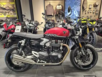 STUNNINGStunning and uncompromising, the Speed Twin 1200’s sleek, minimal design has evolved. The ra...