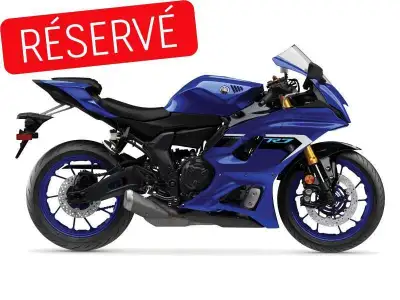 2025 Yamaha YZF-R7 2025 YAMAHA YZF-R7 Comblant l’écart entre l’YZF-R3 d’entrée de gamme et la toute...