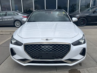 2019 Genesis G70 3.3T Sport V6 4D Sedan AWD 8-Speed Automatic Casablanca White We want your vehicle!... (image 1)