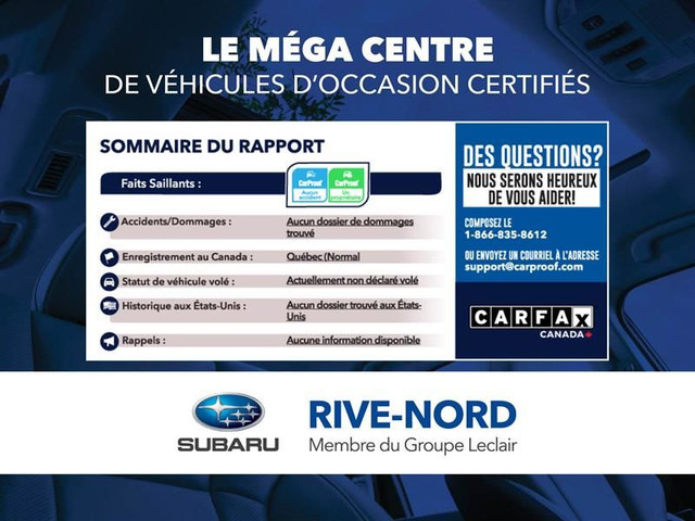 Subaru Wrx SIEGES.CHAUFFANTS+CARPLAY+CAM.RECUL+BLUETOOTH 2021 in Cars & Trucks in Laval / North Shore - Image 4