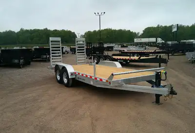 Canada Trailers Galvanized Equipment Hauler Trailer 15,120 lbs. GVWR is $9,535.00 ! Ord: 79040-3 - S...