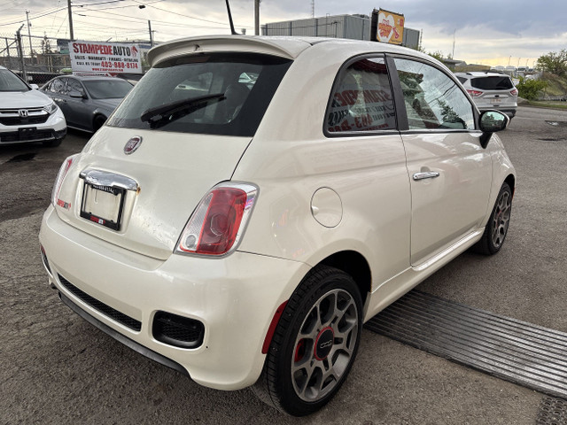 2012 FIAT 500 SPORT | MANUAL | LEATHER HEATED SEATS | SUNROOF |  in Cars & Trucks in Calgary - Image 4