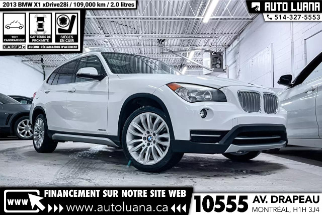 2013 BMW X1 xDrive28i AWD/TOIT PANORAMIQUE/BLUETOOTH/109,000km in Cars & Trucks in City of Montréal - Image 3