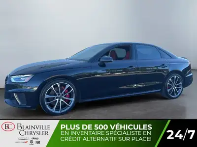 Offert chez Blainville Chrysler , ce magnifique Audi S4 2021 combine elegance, performance et luxe....