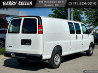 The 2025 Chevrolet Express Cargo Van 2500 Extended Wheelbase Rear-Wheel Drive in classic white is bu... (image 3)