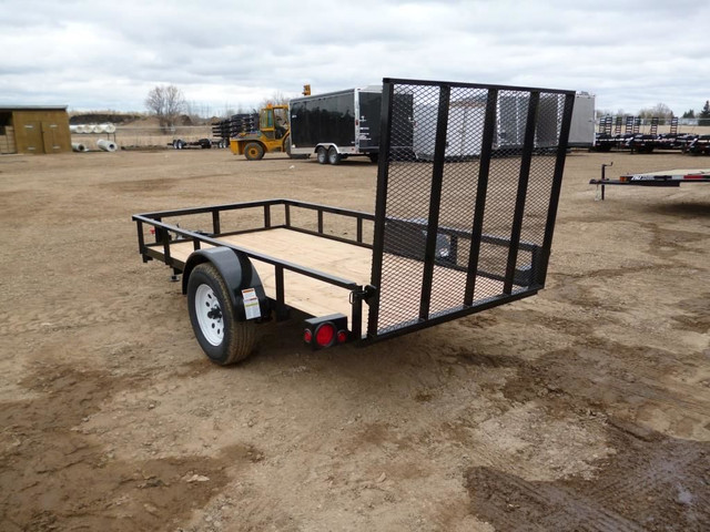 2024 SWS 5 x 10' Utility Trailer w/ Mesh Ramp 3.5K Axle in Cargo & Utility Trailers in Edmonton - Image 2