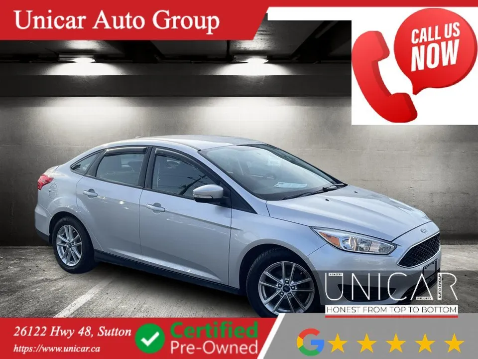 2016 Ford Focus 1-Owner No-Accidents LOW-KMS Backup Cam Heated S