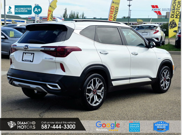 2021 Kia Seltos SX Turbo AWD in Cars & Trucks in Edmonton - Image 4