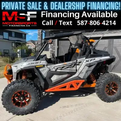 FINANCE ANYTHING IN CANADA PRIVATE SALE & DEALERSHIP FINANCING CALL / TEXT 587-806-4214 APPLY NOW @...