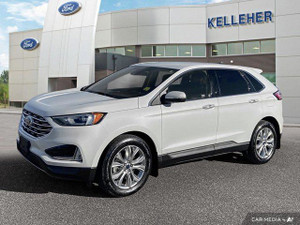 2021 Ford Edge Titanium AWD | One Owner | Clean CarFax | Adaptive Cruise | Lanke Keeping | Handsfree Liftgate |