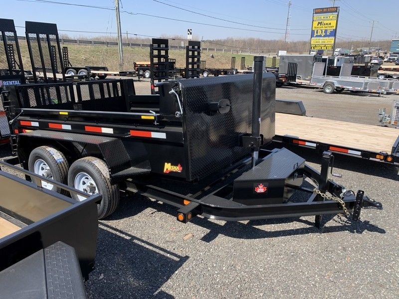 2024 Miska 10K Ultra Low Pro Dump Trailer Cargo & Utility Trailers