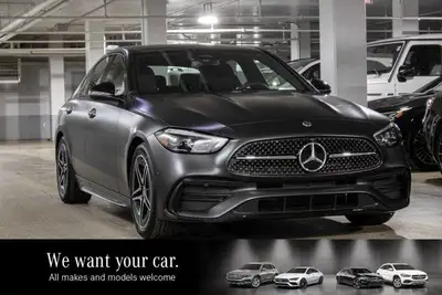 This Mercedes-Benz C-Class has a strong Intercooled Turbo Gas/Electric I-4 2.0 L/122 engine powering...
