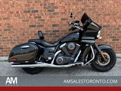2012 Kawasaki Vaquero 1700cc V-twin, riders backrest, cruise control, only 46,000 KM, 6-speed, comfo...