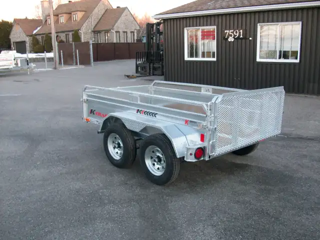 2025 K-TRAIL 5699-TPO-RP  56 X 99 2 ESSIEUX RAMPE PLIANTE ARRIER in Cargo & Utility Trailers in Laval / North Shore - Image 7