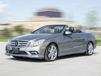 2011 Mercedes Benz E-500 Cabriolet AMG PKG Grey Exterior on Black Interior comes with Navigation and... (image 2)