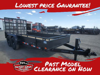 2024 Canada Trailers 7x16ft HD Steel Side Trailer