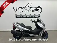 2022 Suzuki AN400AM2 Scooter - V6062NP - -No Payments for 1 Year
