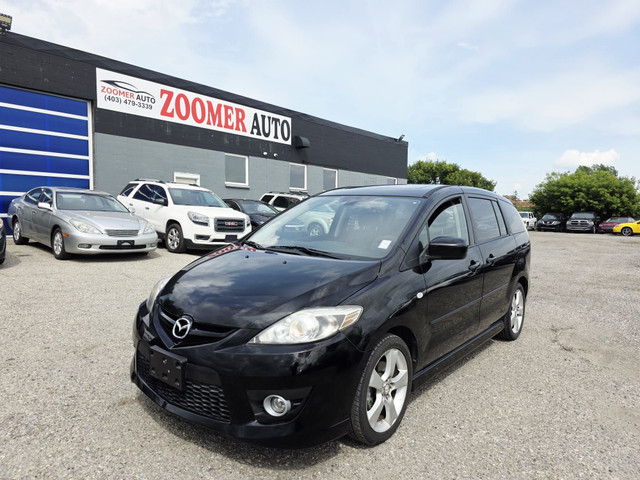 2008 Mazda Mazda5 Leather Heated Seats Sunroof Clean Carfax No A in Cars & Trucks in Calgary