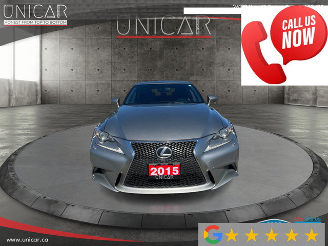 2015 Lexus IS 250 No Accidents F-Sport AWD Blind Spot Leather NA in Cars & Trucks in Markham / York Region - Image 2