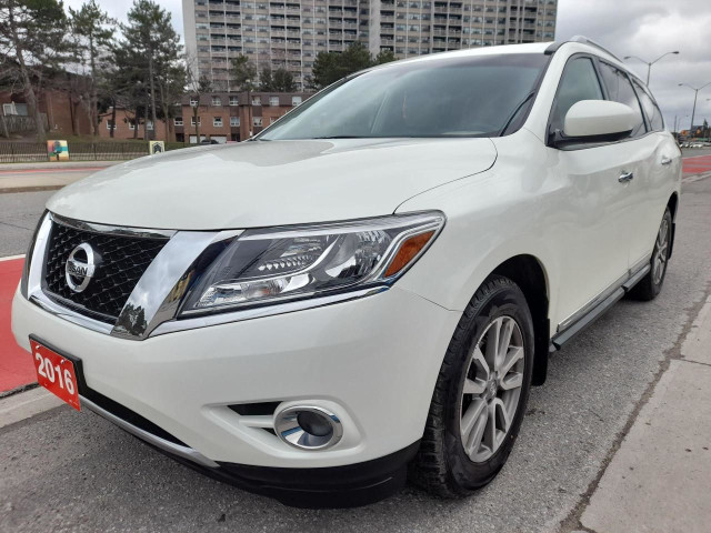  2016 Nissan Pathfinder SL-AWD-7 SEATS-NAVI-BK CAM-LEATHER-PANOR in Cars & Trucks in City of Toronto - Image 3