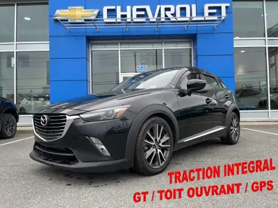  2017 Mazda CX-3 AWD / GT / GPS / TOIT OUVRANT / PNEUS ETE ET HI
