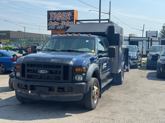2009 Ford F-550 SERVICE TRUCK, CREW CAB, 6.4L DIESEL, AS IS in Cars & Trucks in London