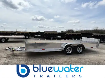Canadian Mennonite Built Tandem Axle Aluminum Utility Trailer is $6,835.00 ! Ord: E1438-3595 - Ser:...