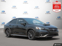 New Price! Odometer is 6529 kilometers below market average! Black 2023 Subaru WRX Sport Sport | Low... (image 6)