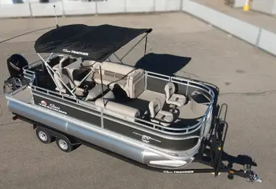 Fishin' Barge 20 DLX- Best Pontoon Boat, LIMITED SUPPLY MODEL $67,995 -$5,000 [ SUNCHECK CASH ] $62,...