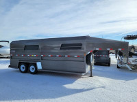 2023 NORBERTS STG7520-27 Stock Trailer - SAVE OVER $3,900!!!