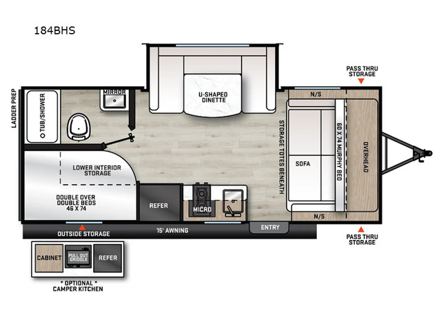 2024 Coachmen RV Catalina Summit Series 7 184BHS in Travel Trailers & Campers in Calgary - Image 2