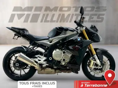 BMW S1000R 2015 Noir 45427 km au compteur. Motos Illimitées Terrebonne. Prix de vente inclus les fra...