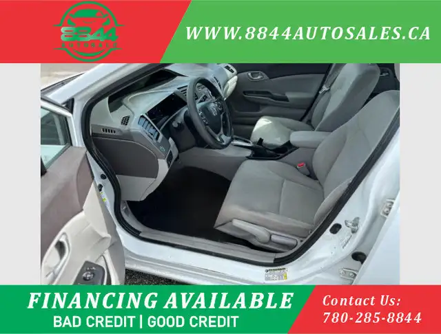 2012 Honda Civic LX 1.8L 4-CYL, AUTO, BLUETOOTH, A/C, POWER WIND in Cars & Trucks in Calgary - Image 10