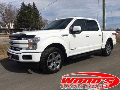 2018 FORD F-150 LARIAT FX4 CREW DIESEL