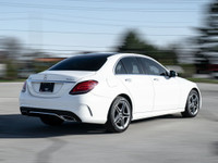 2019 Mercedes Benz C300 White Exterior on Black Interior comes with Navigation, Panoramic Roof, Blin... (image 5)
