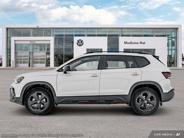 2025 Volkswagen Taos Comfortline Black Edition 4MOTION Black Edi in Cars & Trucks in Medicine Hat - Image 4