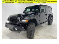 2025 Wrangler 4xe Hybride Willys 4x4 Automatique Sièges/Volant Chauffants Démarreur Engine: Moteur à... (image 5)
