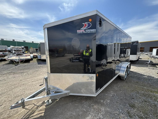 2024 Ideal Cargo 7x16x6.6 TA3 + hauteur additionnelle 6'' 2 Port in Cargo & Utility Trailers in Kawartha Lakes - Image 2