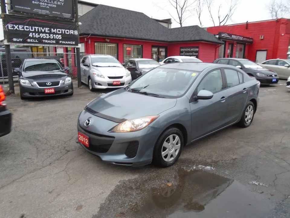 2012 Mazda MAZDA3 GX/ ONE OWNER / NO ACCIDENT / DEALER MAINTAIN