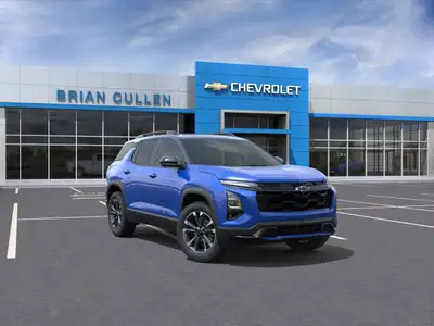 The 2026 Chevrolet Equinox AWD RS in stunning blue offers the perfect combination of style and adapt...