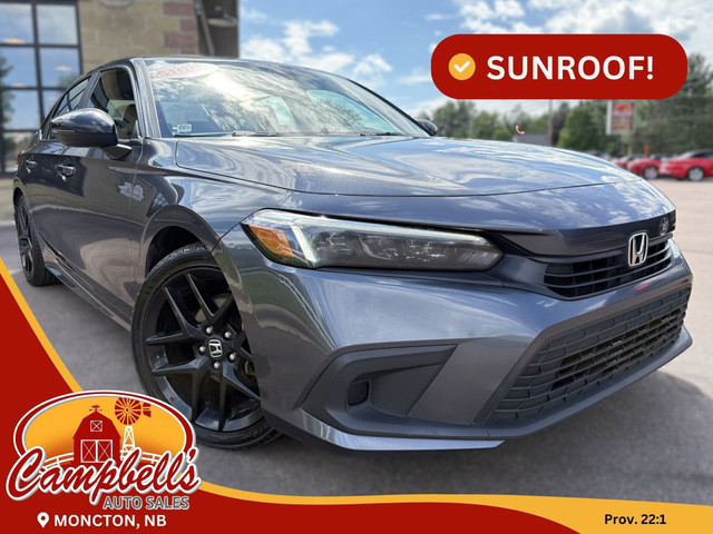 2022 Honda Civic Sport Sunroof! Backup Camera! Htd. Seats! in Cars & Trucks in Moncton