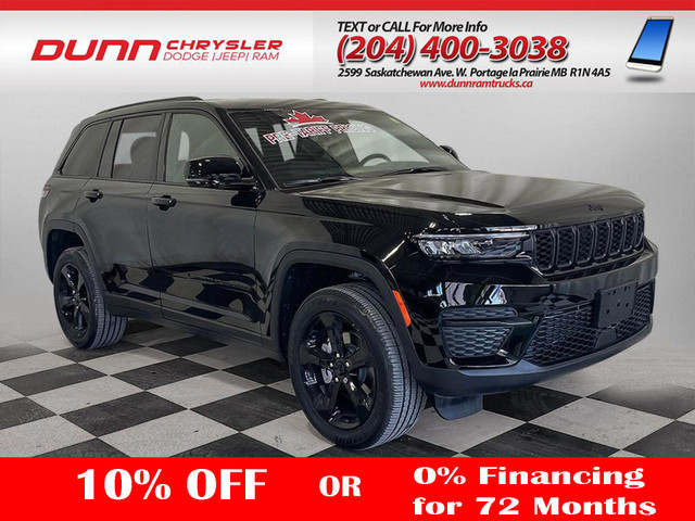 2025 Jeep Grand Cherokee Altitude 4x4 | 10% OFF OR 0% FOR 72mo | in Cars & Trucks in Portage la Prairie
