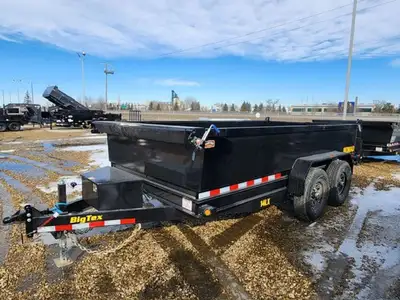 14' X 7' BOX-NOMAD SERIES!2' Solid Sheet Metal Sides, Spare Tire, Slide In Ramps, Tarp Kit w/ Rear T...